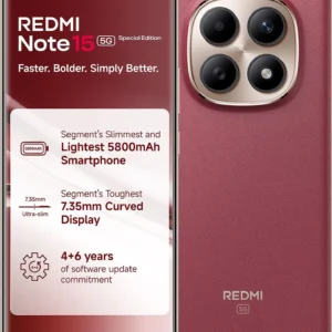 REDMI Note 15 SE 5G Snapdragon (Crimson Reserve, 128 GB) (6 GB RA
